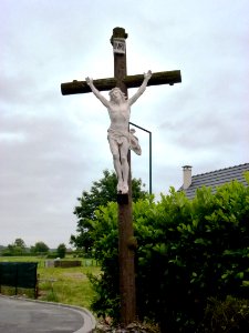 Witternesse (Pas-de-Calais) croix de chemin