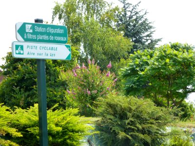 Wittes (Pas-de-Calais, Fr) Piste cyclable vers Aire-sur-la-Lys 01
