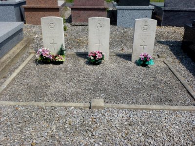 Wittes (Pas-de-Calais, Fr) tombes de guerre de la CWGC