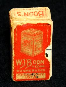 WJ Boon pakje domino kaartjes, foto3