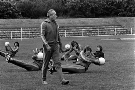 WK 74 Nederlands elftal traint in Hiltrup, overzicht training, Bestanddeelnr 927-2554