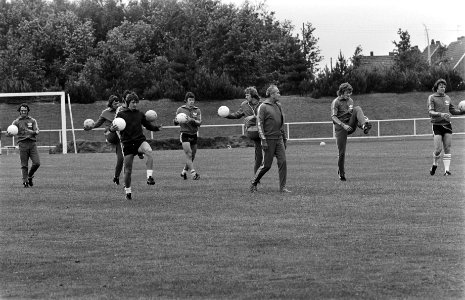 WK 74 Nederlands elftal traint in Hiltrup, overzicht training, Bestanddeelnr 927-2556