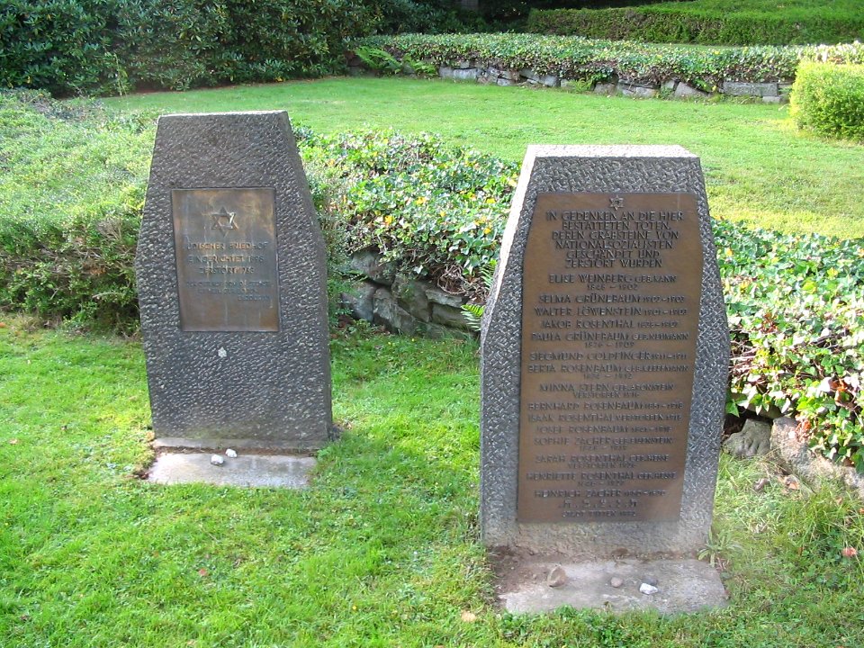 Witten Gedenksteine Juedischer Friedhof Annen 2