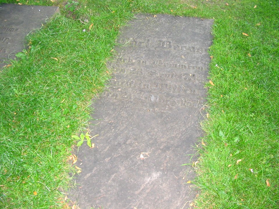 Witten Grabstein Carl Berger