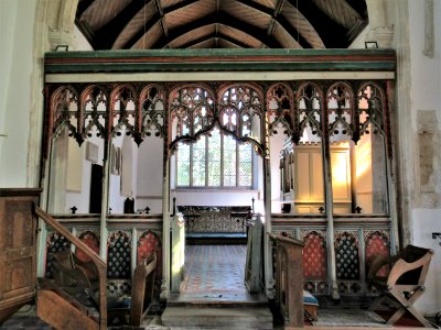 Withersfield rood screen