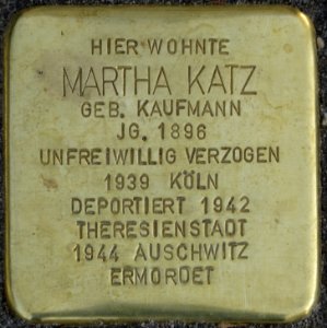 Witten Stolperstein Martha Katz