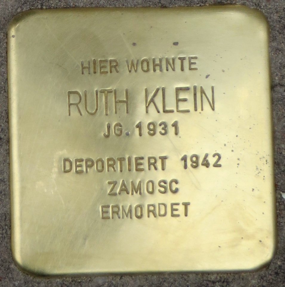 Witten Stolperstein Ruth Klein