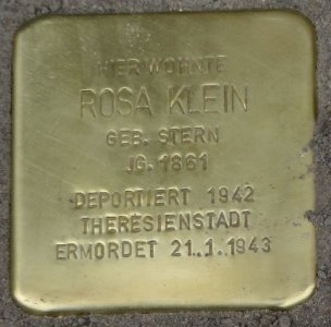 Witten Stolperstein Rosa Klein