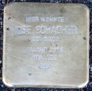 Witten Stolperstein Ilse Schacher