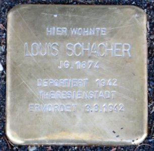 Witten Stolperstein Louis Schacher