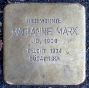Witten Stolperstein Marianne Marx