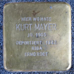 Witten Stolperstein Kurt Mayer