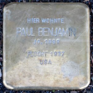 Witten Stolperstein Paul Benjamin
