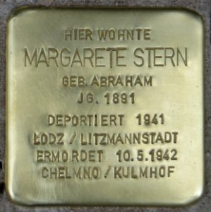 Witten Stolperstein Margarete Stern