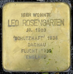 Witten Stolperstein Leo Rosengarten