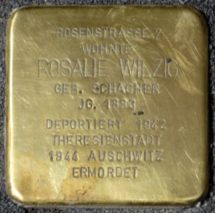 Witten Stolperstein Rosalie Wilzig