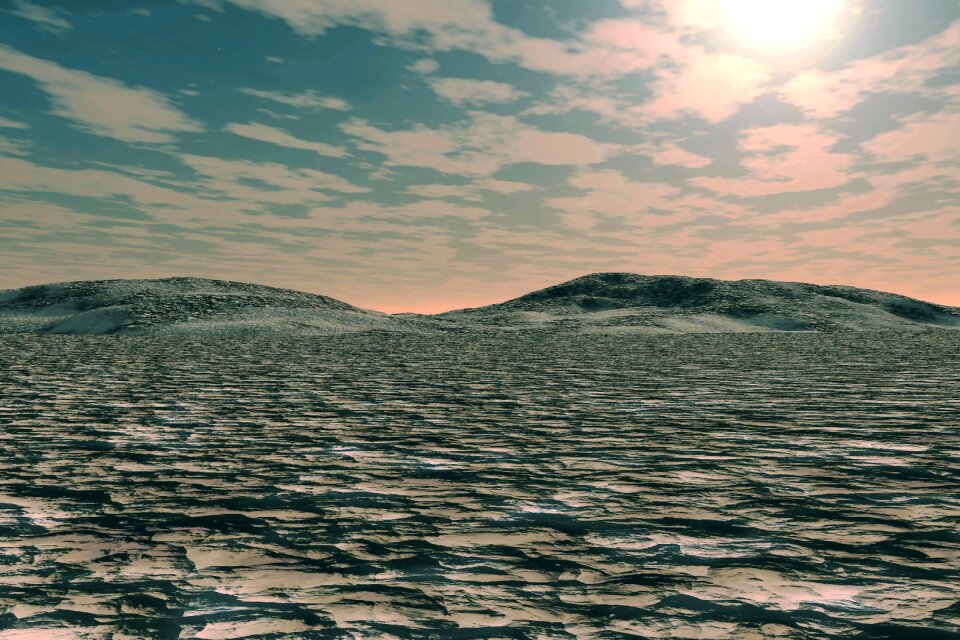 Rocky landscape background cracks