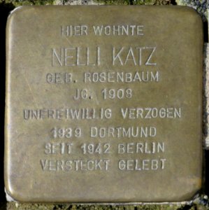 Witten Stolperstein Nelli Katz