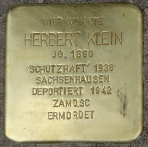 Witten Stolperstein Herbert Klein