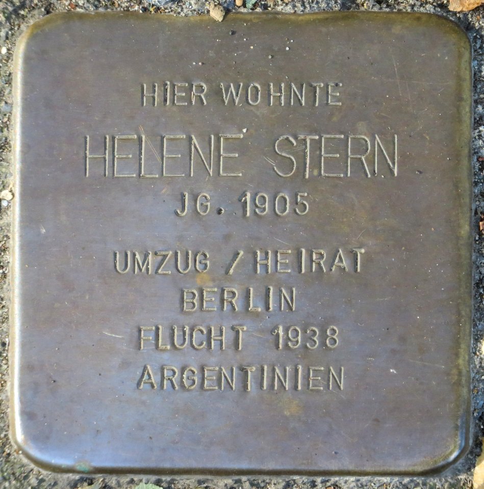 Witten Stolperstein Helene Stern