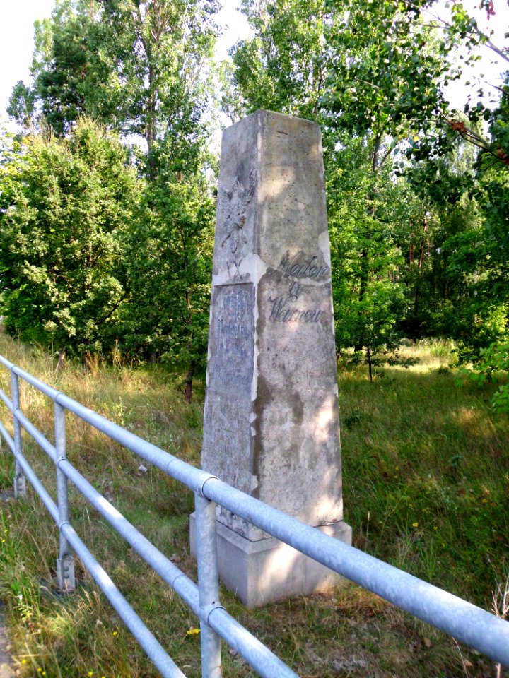 Wittenberge Postmeilenstein 1