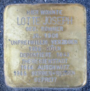 Witten Stolperstein Lotte Joseph