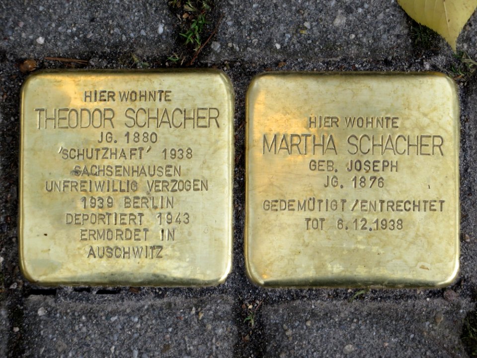 Witten Stolpersteine Lutherstraße 34