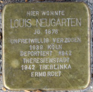 Witten Stolperstein Louis Neugarten