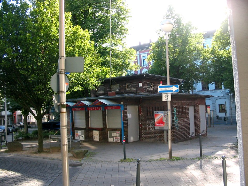 Witten Trafostation und Kiosk Ossietzkyplatz