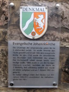 Witten Tafel Johanniskirche