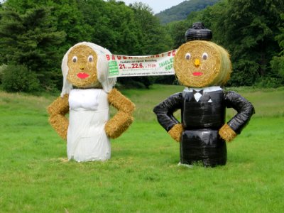 Witten Thieles Hof Strohfiguren