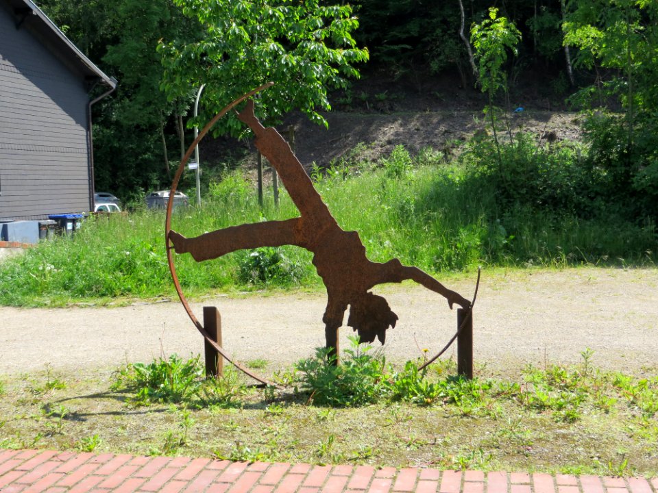 Witten Rheinischer Esel Skulptur