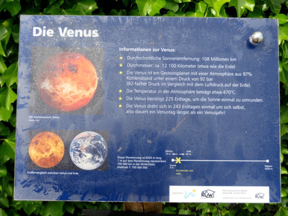 Witten Planetenweg Venus