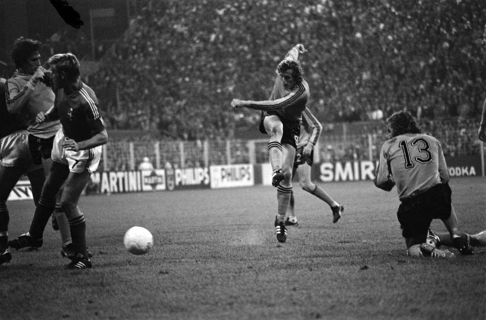 WK 74, Nederland tegen Zweden 0-0, spelmomenten, Bestanddeelnr 927-2682