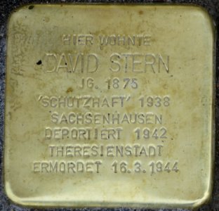 Witten Stolperstein David Stern