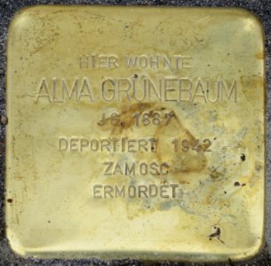 Witten Stolperstein Alma Grünebaum