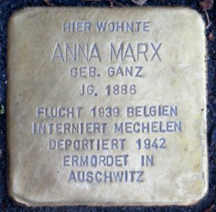 Witten Stolperstein Anna Marx