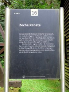 Witten Infotafel Zeche Renate