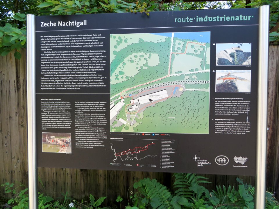 Witten Infotafel Zeche Nachtigall
