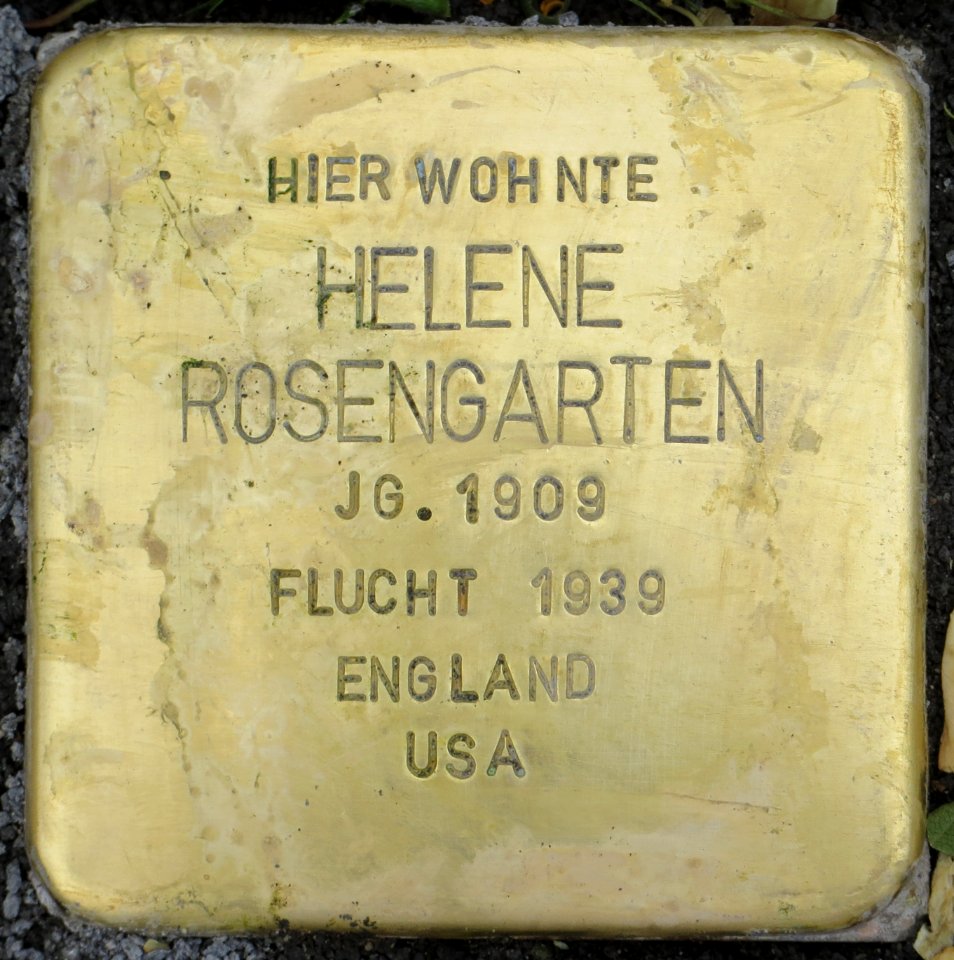 Witten Stolperstein Helene Rosengarten