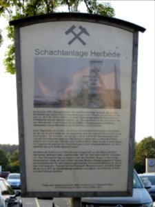 Witten Infotafel Schachtanlage Herbede
