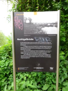 Witten Infotafel Nachtigallbrücke