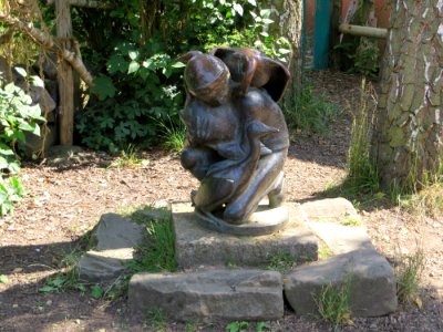 Witten Skulptur Nils Holgersson und die Wildgänse