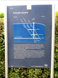 Witten Infotafel Schacht Aurora