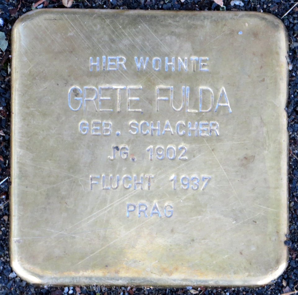Witten Stolperstein Grete Fulda