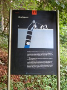 Witten Infotafel Dreibaum