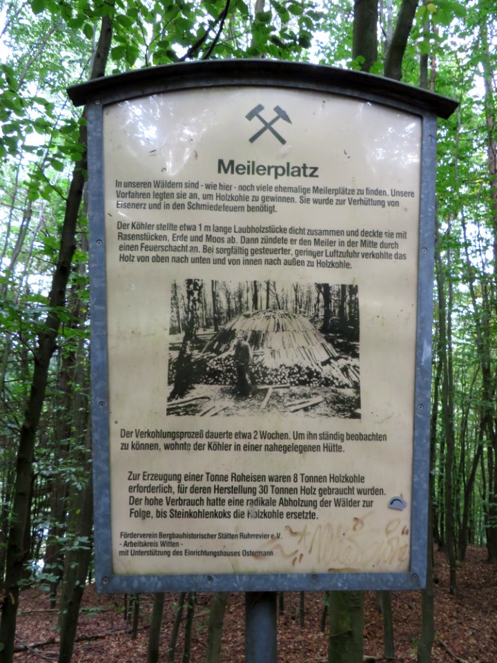 Witten Infotafel Meilerplatz