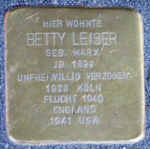 Witten Stolperstein Betty Leiser