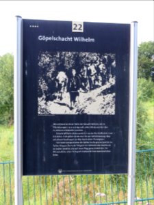Witten Infotafel Göpelschacht Wilhelm