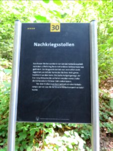 Witten Infotafel Nachkriegsstollen